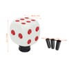Dice Shape Shift Head Resin Gear Shifting Lever Knob Transmission