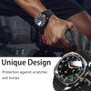 Lamshaw for Galaxy Watch Ultra 47mm Bezel Ring, Reinforced Metal