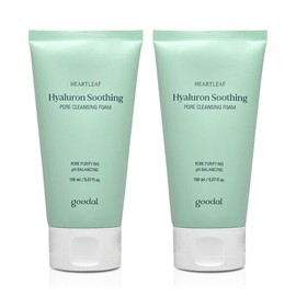 Goodal Houttuynia cordata Hyaluronic Soothing Pore Cleansing Foam 150mlX2 / 구달 어성초 히알루론 수딩 모공 클렌징 폼 150mlX2개