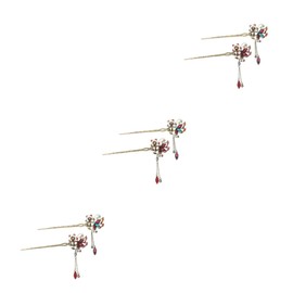 minkissy Sets Retro Hairpin Hair Chopsticks Unique Hair Stick for Long Chinese Accessories Fashion Fork for Ladies Girls Ancient Style Pcs