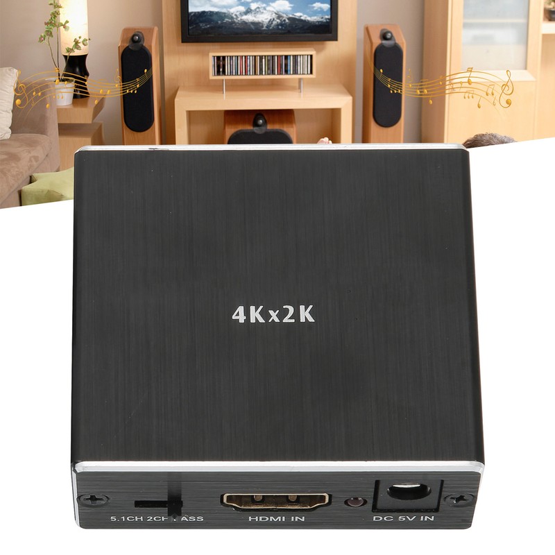 4K X 2K Audio Extractor for HDMI SPDIF 3.5mm Stereo