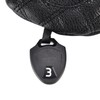 PU Leather Golf Wood Head Covers Waterproof Golf Skull Pattern
