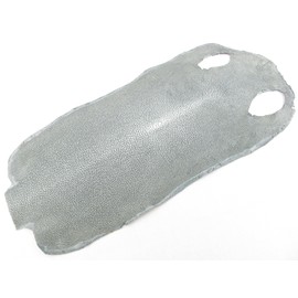 PELGIO Genuine Polished Stingray Shagreen Skin Leather Soft Hide Pelt Grade A (Tarpaulin Grey, 7" x 16")