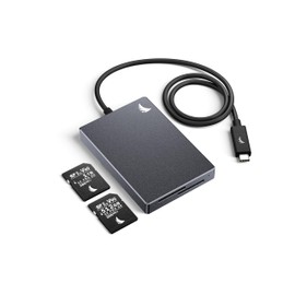 Angelbird - SD Dual Card Reader - for SD Memory Cards - UHS-I and UHS-II - Fast Data Transfer and Uninterrupted File Offloading