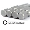 Saipor 10PCS Magnetic Square Head Screwdriver Bits Set 1/4'' Hex