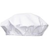 APron Apparel 392-30AP Lunch Cap Full Rubber Type White Free