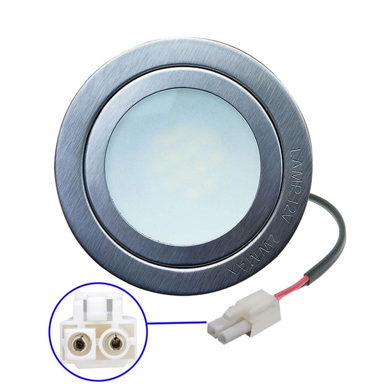LIDESENMO 2-Pack Cooker Hood Light Bulb 2W LED 12V AC