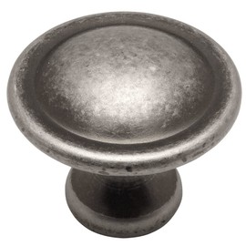 Cosmas® 4539WN Weathered Nickel Cabinet Hardware Round Knob - 1-1/8" Diameter