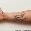 'Swimming Duck' Temporary Tattoo - Water Resistant, Skin-Safe, Non-Toxic Transfer
