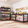 SUPPNEED Steel Metal Utility Garage Shelves: 48''W 1,500Lbs Heavy Duty