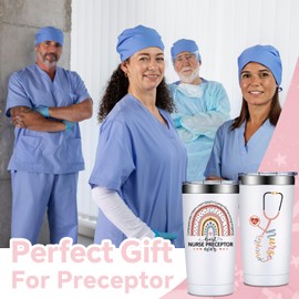 DOEARTE Nurse Preceptor Gifts - Preceptors Gifts Nursing - Thank You, Christmas Gift for Nurse Practitioner Women - 20oz Preceptor Tumbler