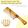 VOCOSTE Wide Tooth Comb for Curly Wet Hair Long Thick