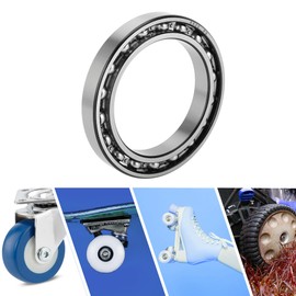 ACROPIX 6920 Deep Groove Ball Bearings P6 100x140x20mm Lubricated Bearings Open Type Silver Tone Scooter Skateboard Wheel