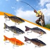 Trout Lures | Swim Bait Lures,5X Robotic Seven Joint Gear