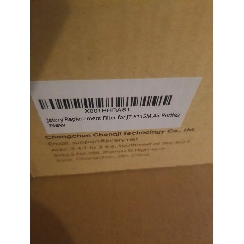JETERY True HEPA Replacement Filter for JT-8115M Air Purifier NEW
