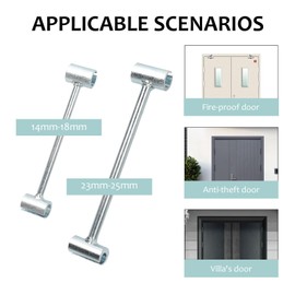 TOWEBOORY 2pcs Door Hinge Adjustment Tool,Hinges Gap Adjusting Wrench,Heavy Duty Hinge Tool,14mm-18mm Upgraded Door Hinge Repair Spanner for Precise Door Alignment