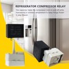 New Icelily W10613606 Refrigerator Compressor Start Relay and Capacitor Replacement