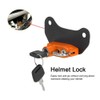 Motorcycle Modification Aluminum Alloy Helmet Lock Mount Hook Fit for