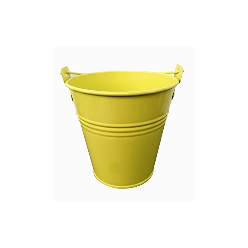 Spring life 11CM METAL TIN HERB FLOWER BUCKET POT PLANTER
