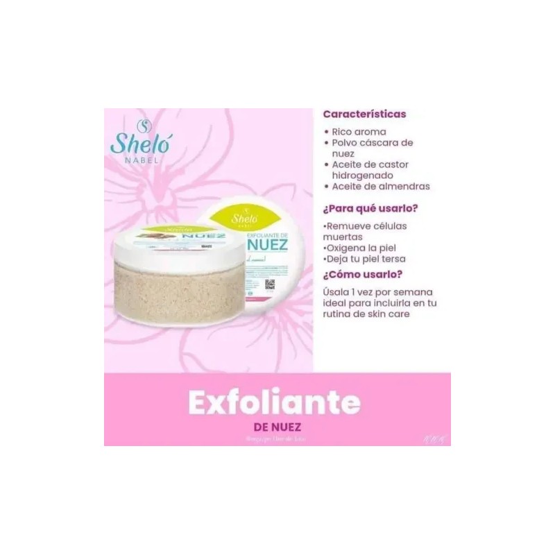 Exfoliante Facial D Nuez + Tónico Facial Lechuga Sheló Nabel