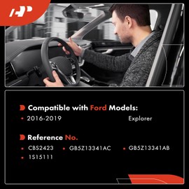 A-Premium Turn Signal Switch, Headlight Dimmer Multifunction Switch Lever Compatible with Ford Explorer 2016 2017 2018 2019, without Rear Wiper and Lane Departure Warning system