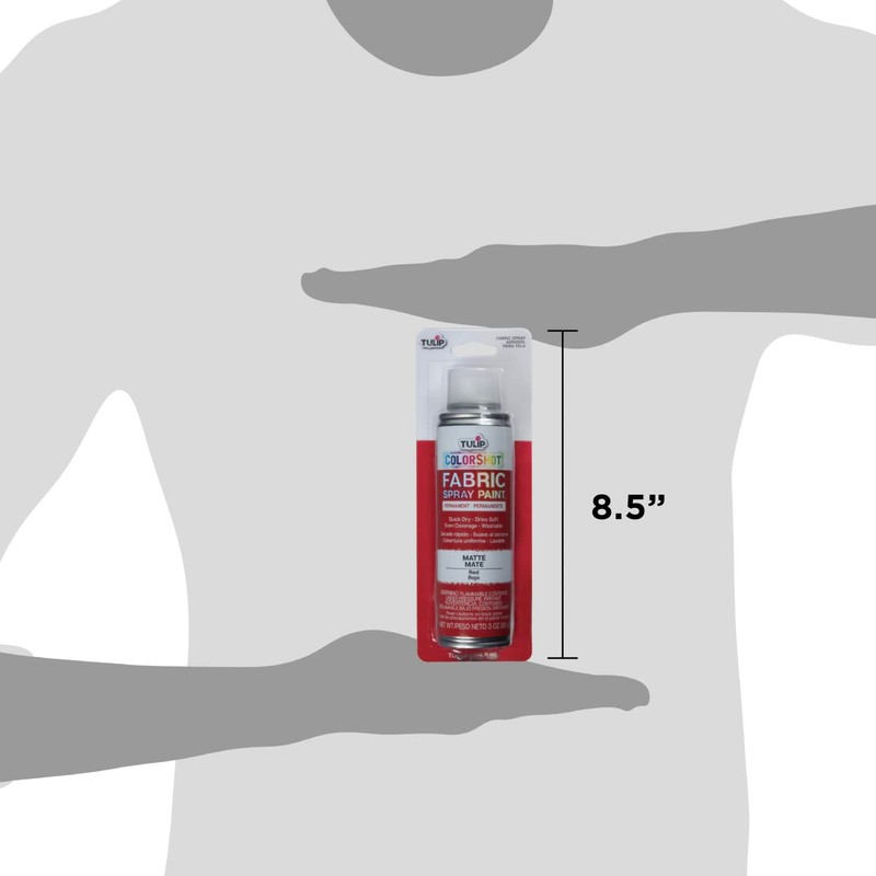 Tulip ColorShot Instant Fabric Spray Color 3oz. Red