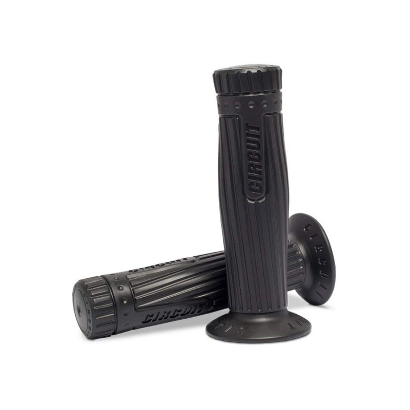 CIRCUIT Equipment MA043-001 Barcelona Motorcycle Grips Black