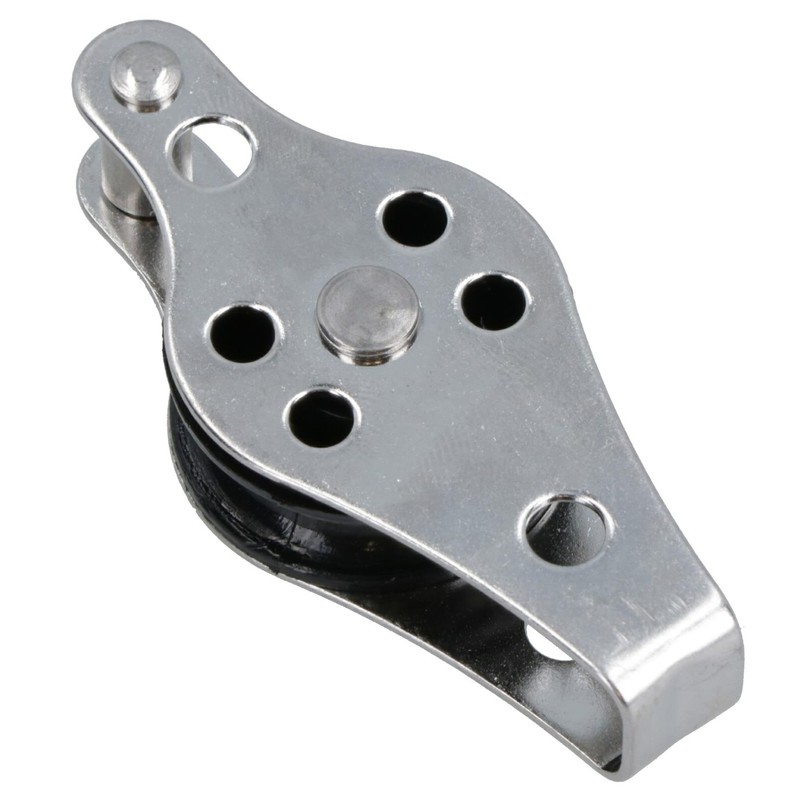 Marine Pulley Block with 25mm Diameter Nylon Wheel 316 Grade
