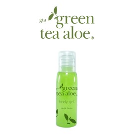 Gel De Cuerpo 25 Ml Green Tea Aloe, Amenidades Hoteleras, 14 Naturaleza