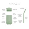 ezpz Happy Cup + Straw System - 24 months+ (Sage)