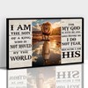 Hzddty Christian Canvas Wall Art, Faith Christ Proverbs Paintings Prints