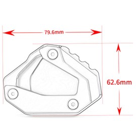 Modeer For Y.amaha YZF-R1 2015-2023 YZF R1 YZFR1 Motocycle CNC Aluminium Kickstand Side Stand Enlarge Extension Pad yzf r1 r 1 Accessories (blue)