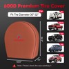 Comnova RV Tire Covers 2 Pack - 600D Tough Tire