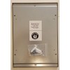 BUILDINGSIGNS.COM Elevator Certificate Frame (Size 5 .63 X 8.63, Color