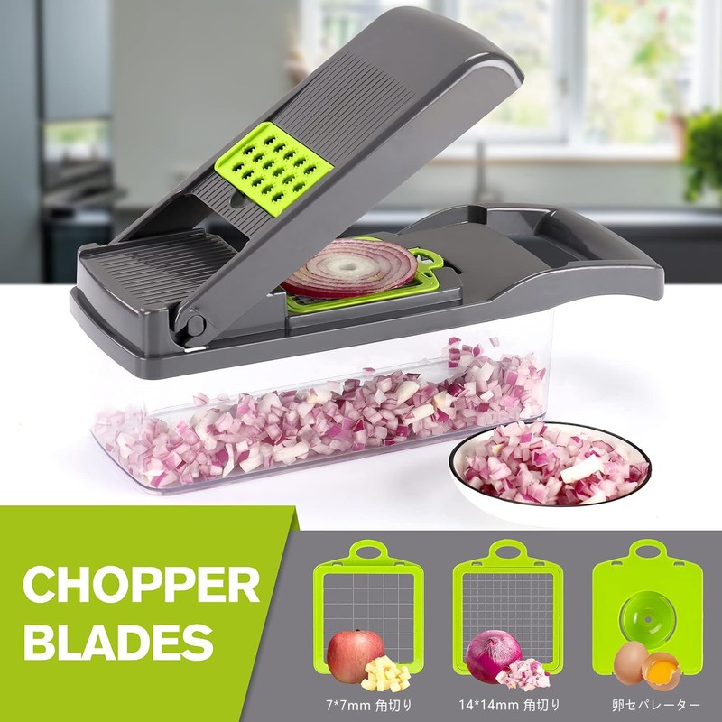 Slicer Julienne Vegetable Slicer Set Multi-function Grater (White)