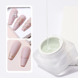 3D Clear Spider Gel For Nails Painting Spider Gel For Nail Art Polish Manicure DIY Nail Designs Home Salon (Transparent)