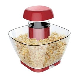 Kalorik Hot Air Volcano Popcorn Maker, Family Size Healthy Traditional No Oil Required Fast n Easy, Low Calorie Snack.