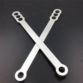 SMT-Silver Lowering Links Compatible With Kawasaki Zx6R Zx636 Zzr600 Ninja Zx9R 9R Zx12R Zx-12R [B075VLW1GY]