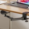 Desk Arm Support Extension - Elbow Rest Holder - Clamp-On
