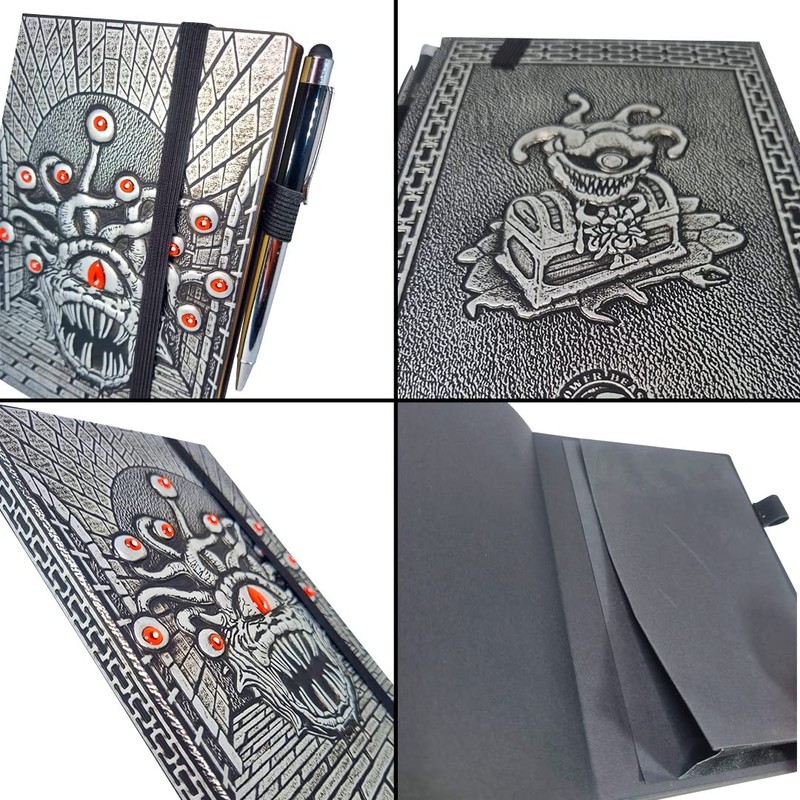 Power Beast Dungeon Beholder Notebook, Compendium, Dungeons and Dragons Book,