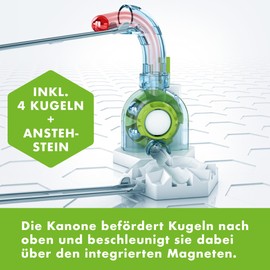 Ravensburger 27465 GraviTrax Element Vertical Cannon GraviTrax Extension, Marble Run and Construction Toy from 8 Years, GraviTrax Accessories