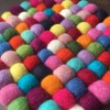 maylow Yoga mit Herz felticrafts Pot Coasters Made of Felt