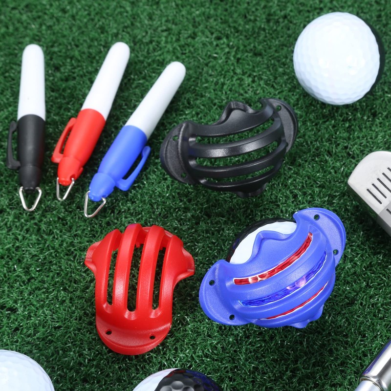 Set of 4 Golf Ball Line Marker Golf Marker Golf