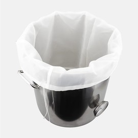 Brewing Filter Bags, 2 Pack 250 Micron Fine Mesh Bag Large 55 x 66 cm Polyester Strainer Bags, Reusable Wine Strainer Bags for Home Brewing