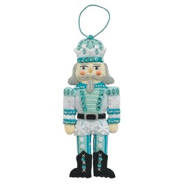 MerryStockings Felt Christmas Ornament Kit, Nutcracker Series from DIY Crafts, Sequins, Beads, Embellishments, Floss and Full Color Step by Step Instructions.