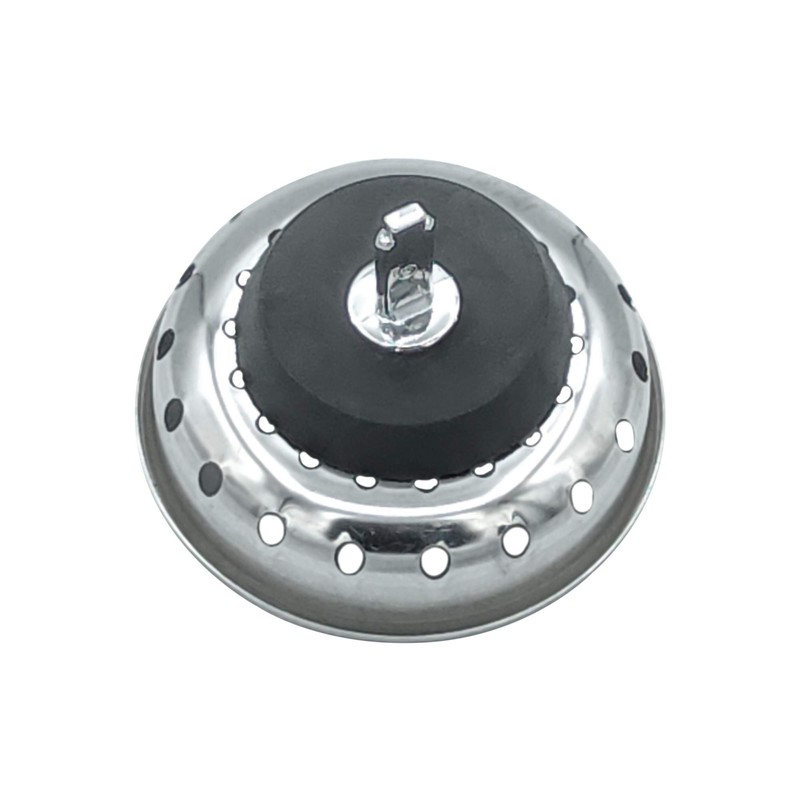 Replacement Kitchen Sink Stainless Steel Basket Strainer with Prong and
