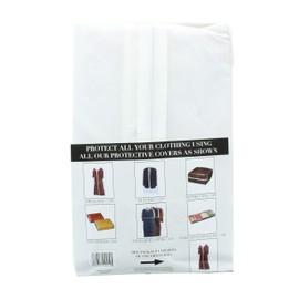 Lot of 2 Zippered Dress Bag Women 24" x 53" Garment Suit Travel Protector