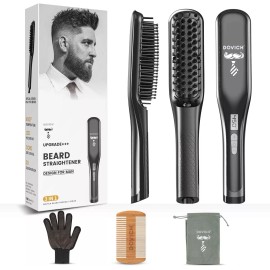 Dovich 3 in 1 Dovich Unique Design Beard Straightener for Men