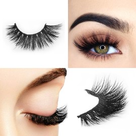 Arison Lashes 1 Pair of 3D Long Thick Dramatic Looking Arison Lashes - 100% Handmade for Makeup