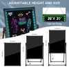 LED Message Board, 28"x20" Flashing Neon Effect & Remote Control,